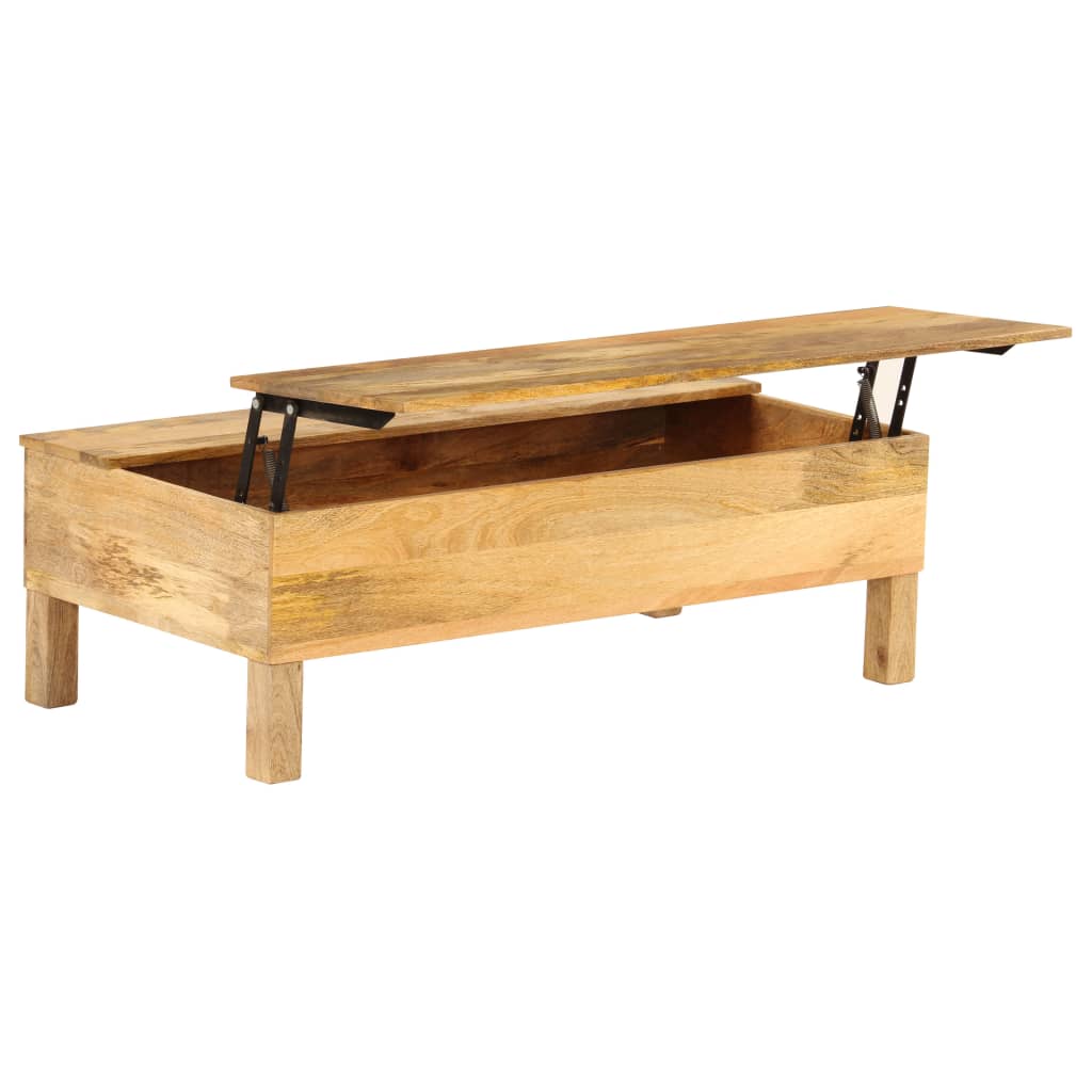 vidaXL Stolik kawowy z litego drewna mango, 110 x 55 x 35 cm