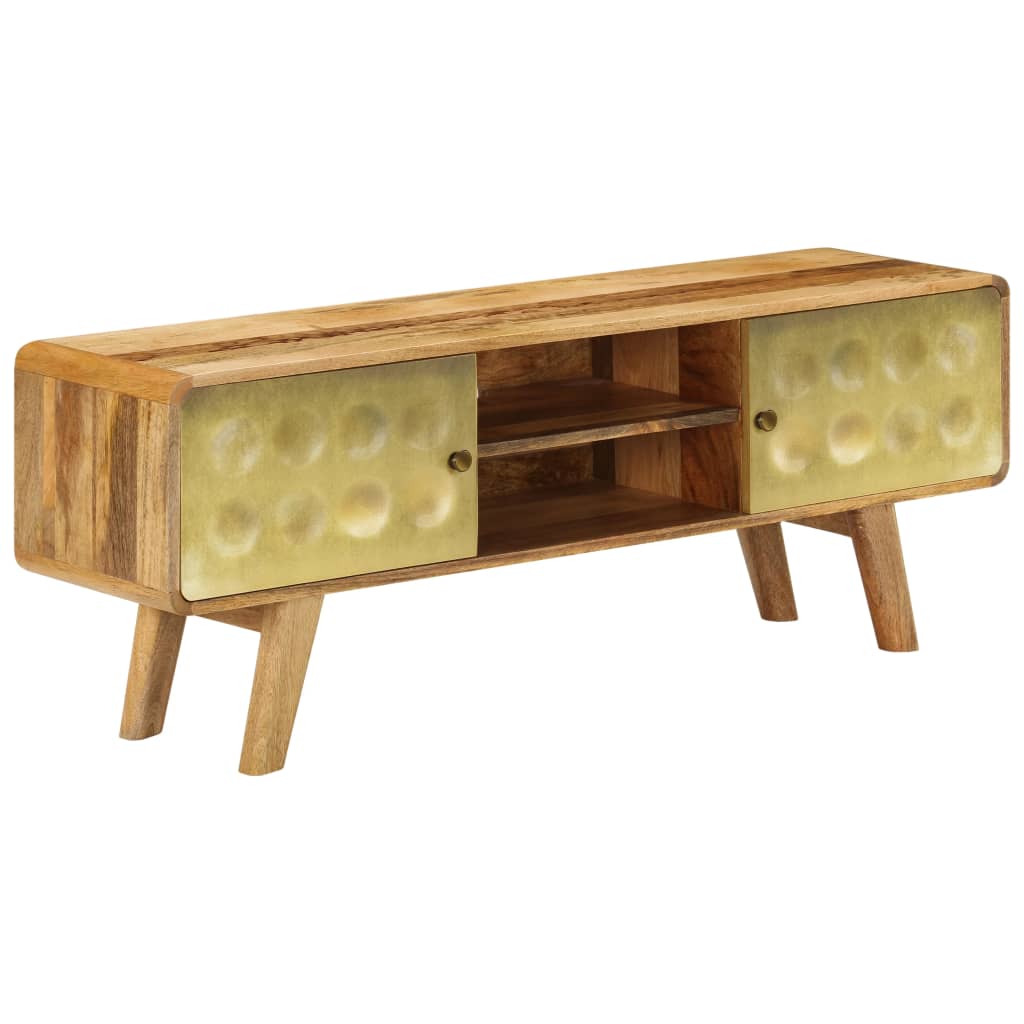 vidaXL Szafka pod telewizor, lite drewno mango, 120 x 30 x 45 cm