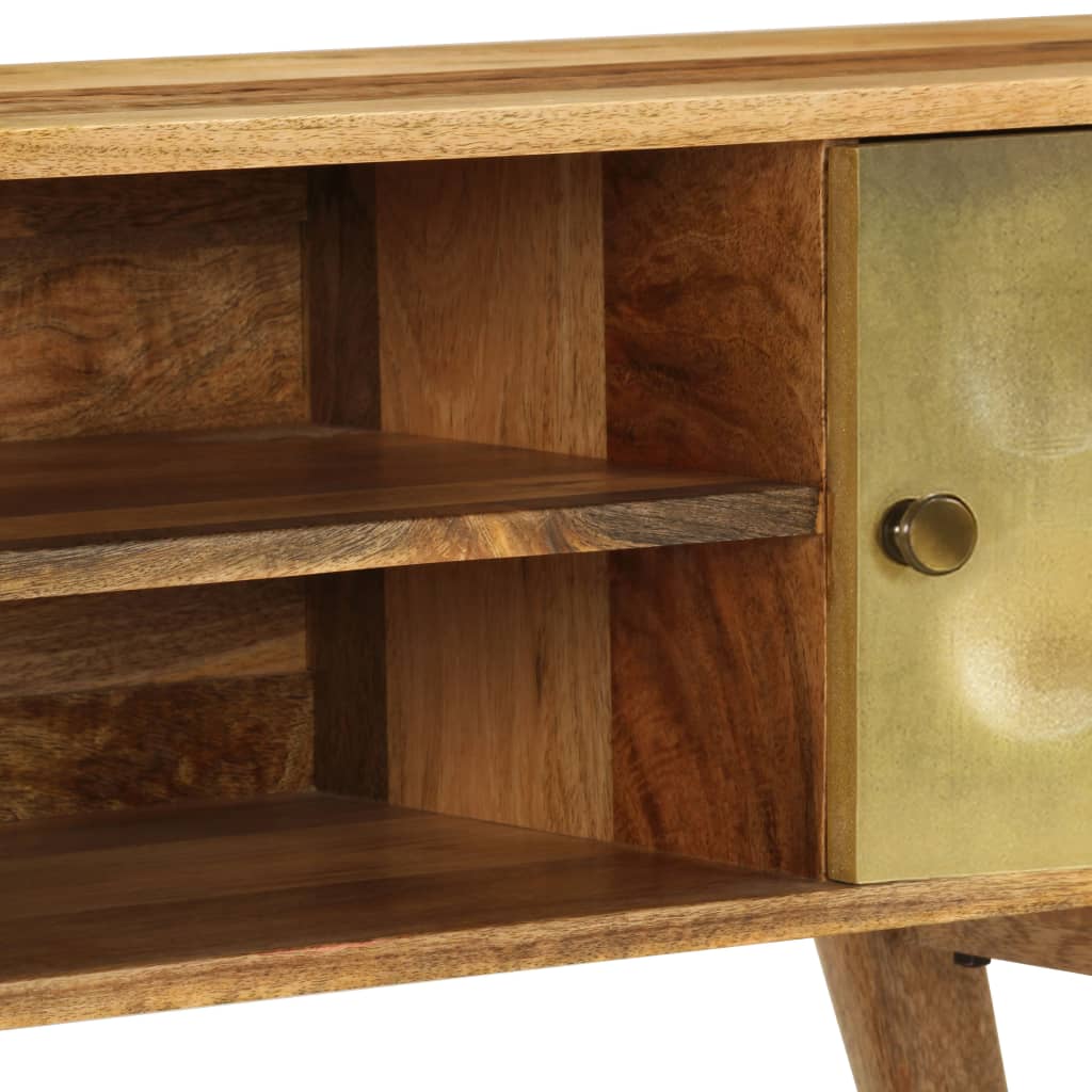 vidaXL Szafka pod telewizor, lite drewno mango, 120 x 30 x 45 cm
