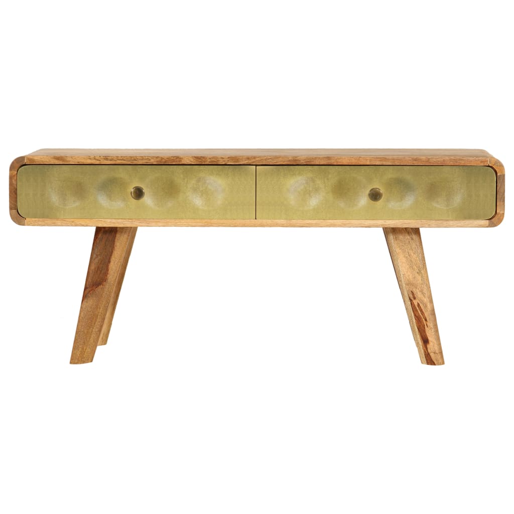 vidaXL Stolik kawowy z litego drewna mango, 90 x 50 x 40 cm