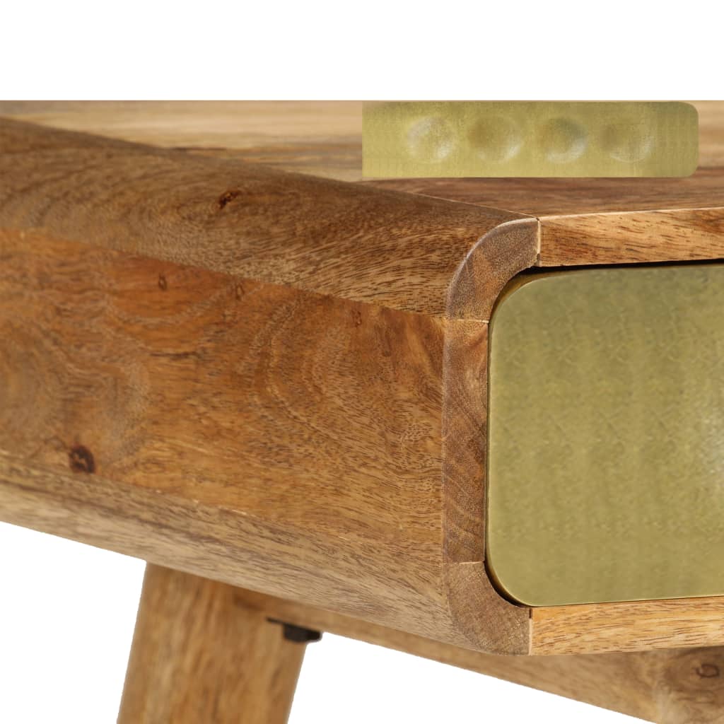 vidaXL Stolik kawowy z litego drewna mango, 90 x 50 x 40 cm
