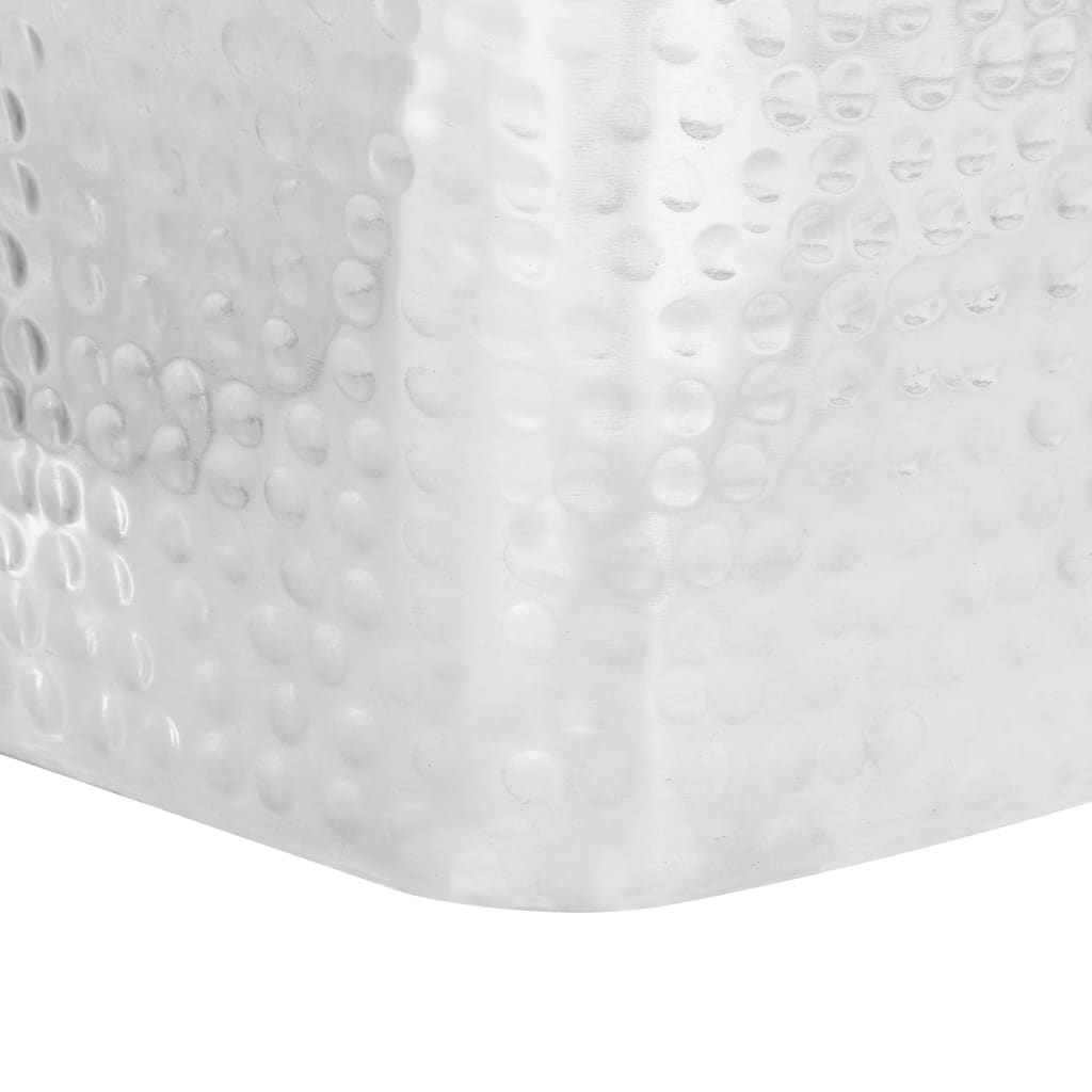 vidaXL Stoliki kawowe z aluminium, 2 sztuki, srebrne