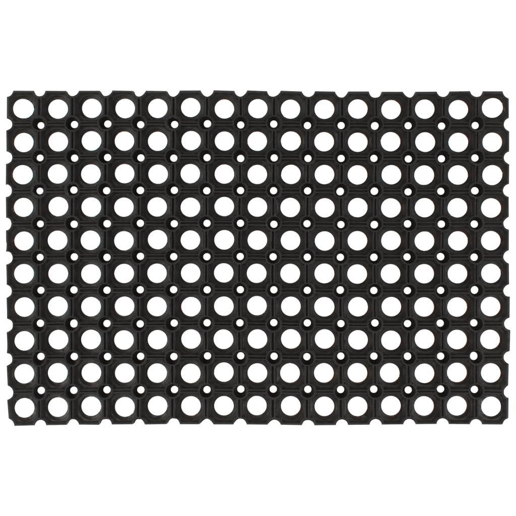 vidaXL Gumowe maty, wycieraczki, 5 szt., 16 mm, 40x60 cm