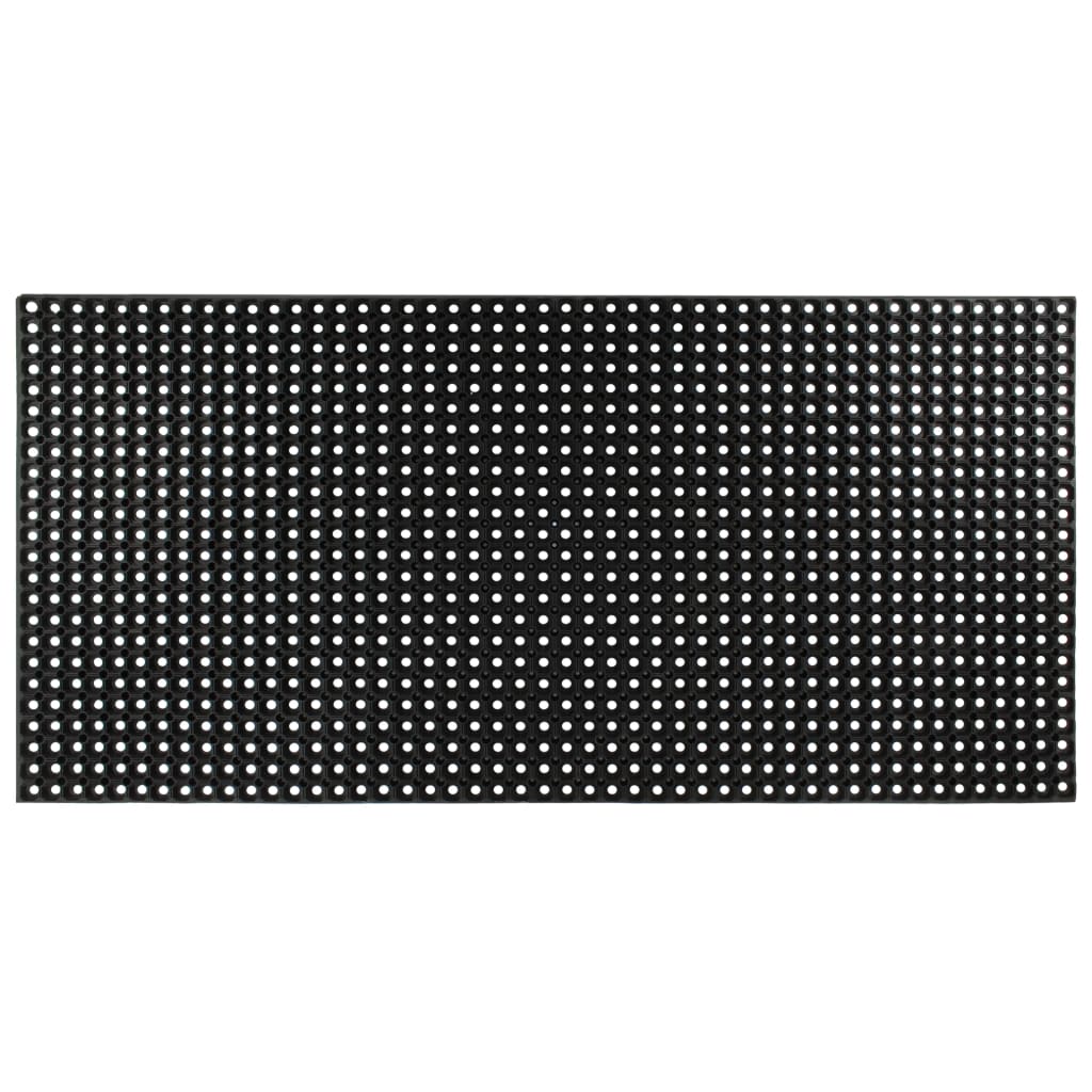vidaXL Mata gumowa, wycieraczka, 16 mm, 100 x 150 cm