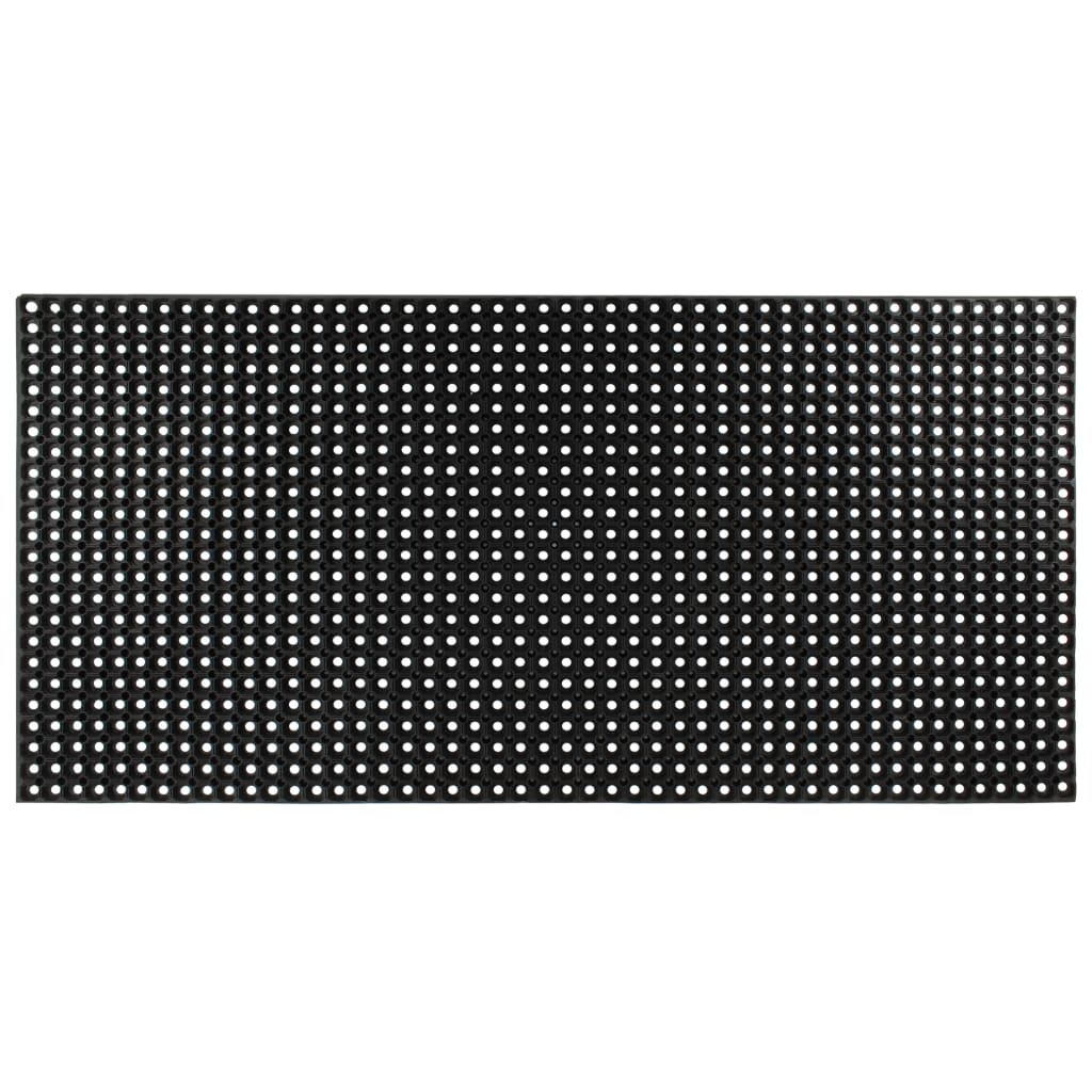 vidaXL Mata gumowa, wycieraczka, 16 mm, 100 x 200 cm