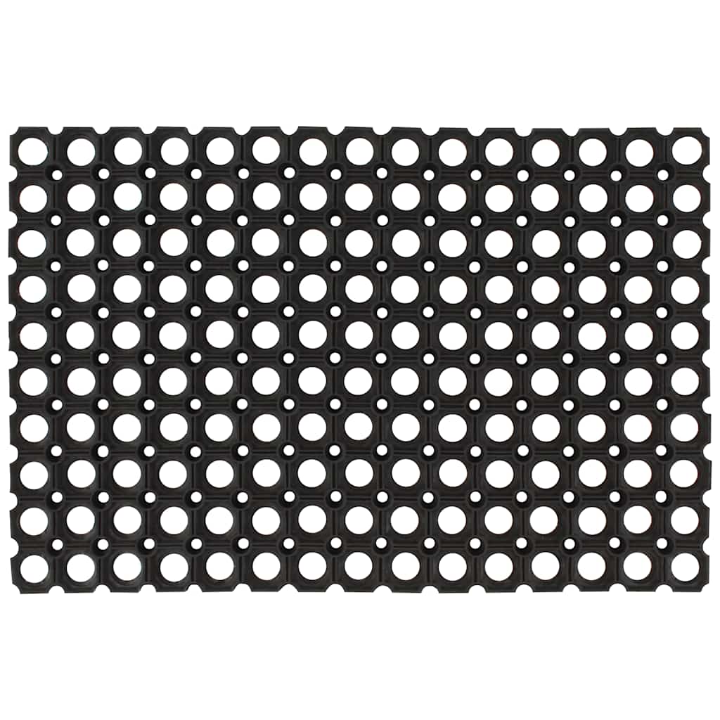 vidaXL Gumowe maty, wycieraczki, 5 szt., 22 mm, 40 x 60 cm