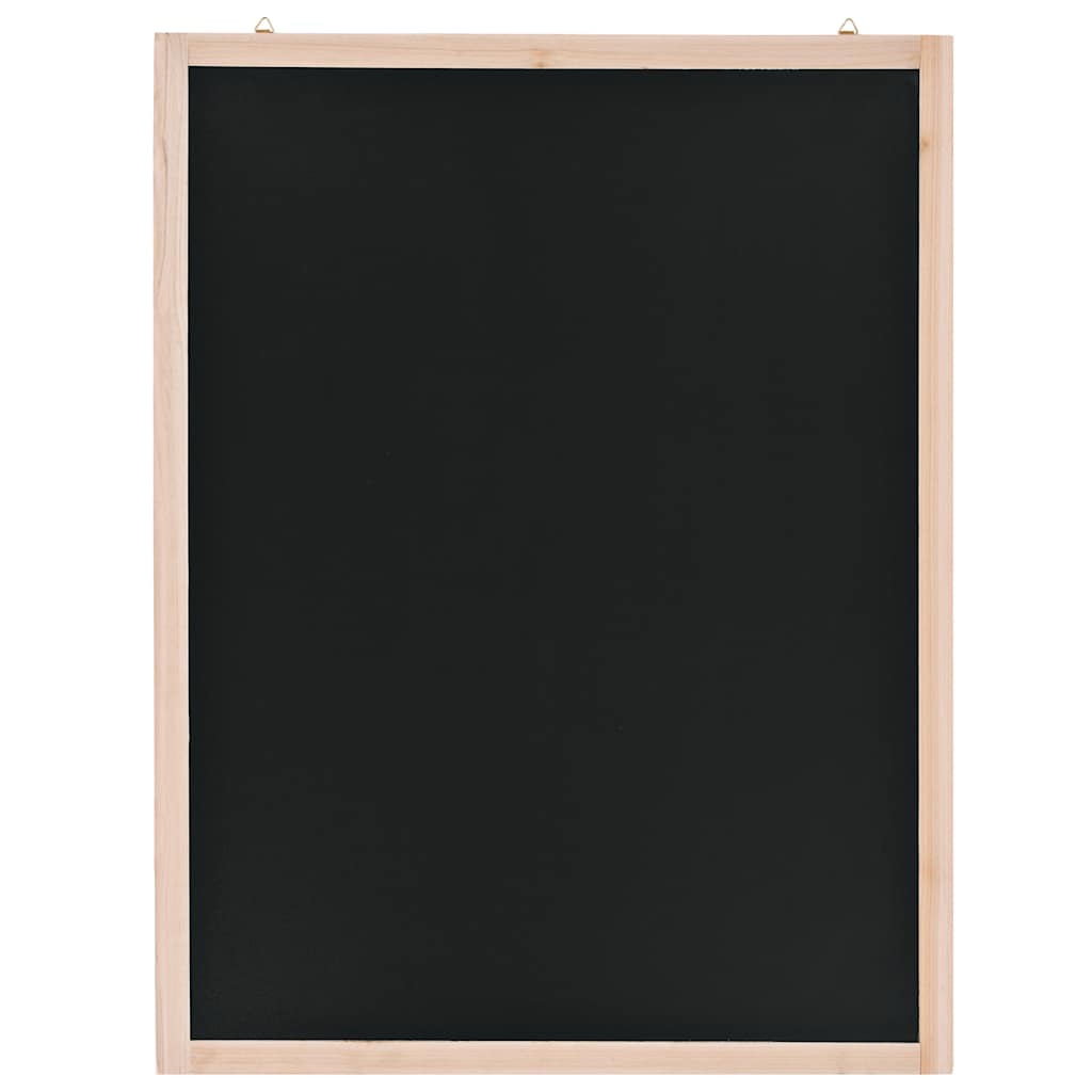 vidaXL Wisząca tablica kredowa, drewno cedrowe, 60 x 80 cm