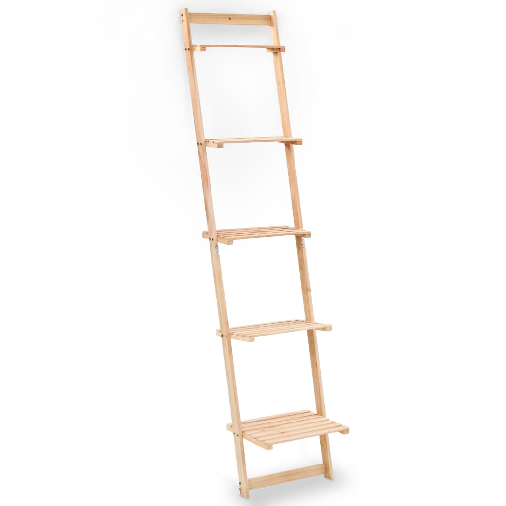 vidaXL Regał drabina z drewna cedrowego, 41,5 x 30 x 176 cm