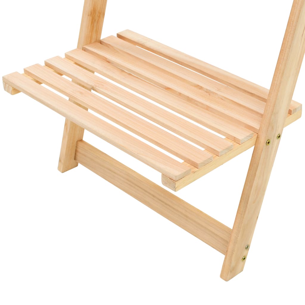 vidaXL Regał drabina z drewna cedrowego, 41,5 x 30 x 176 cm