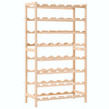 vidaXL Stojak na wino z drewna cedrowego, 57,5 x 28 x 102 cm