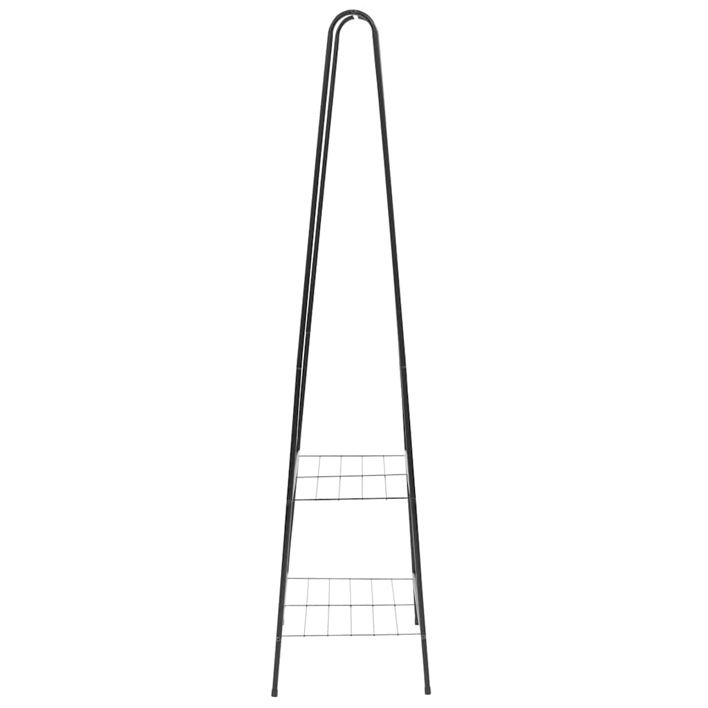 vidaXL Wieszak na ubrania, 59 x 35 x 150 cm, czarny