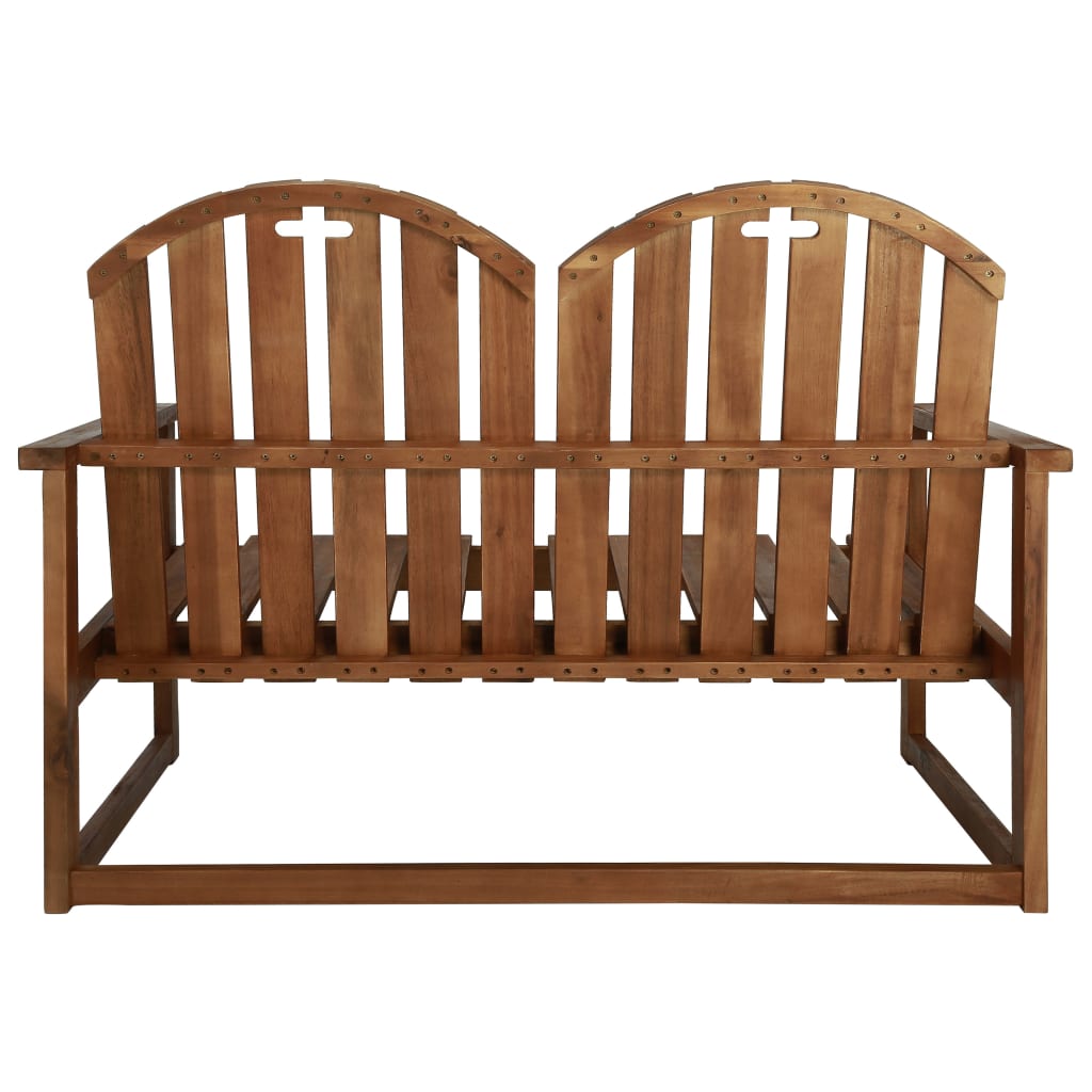vidaXL Ławka ogrodowa, 110 cm, lite drewno akacjowe