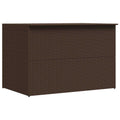 vidaXL Skrzynia ogrodowa, brązowa, 150 x 100 x 100 cm, rattan PE