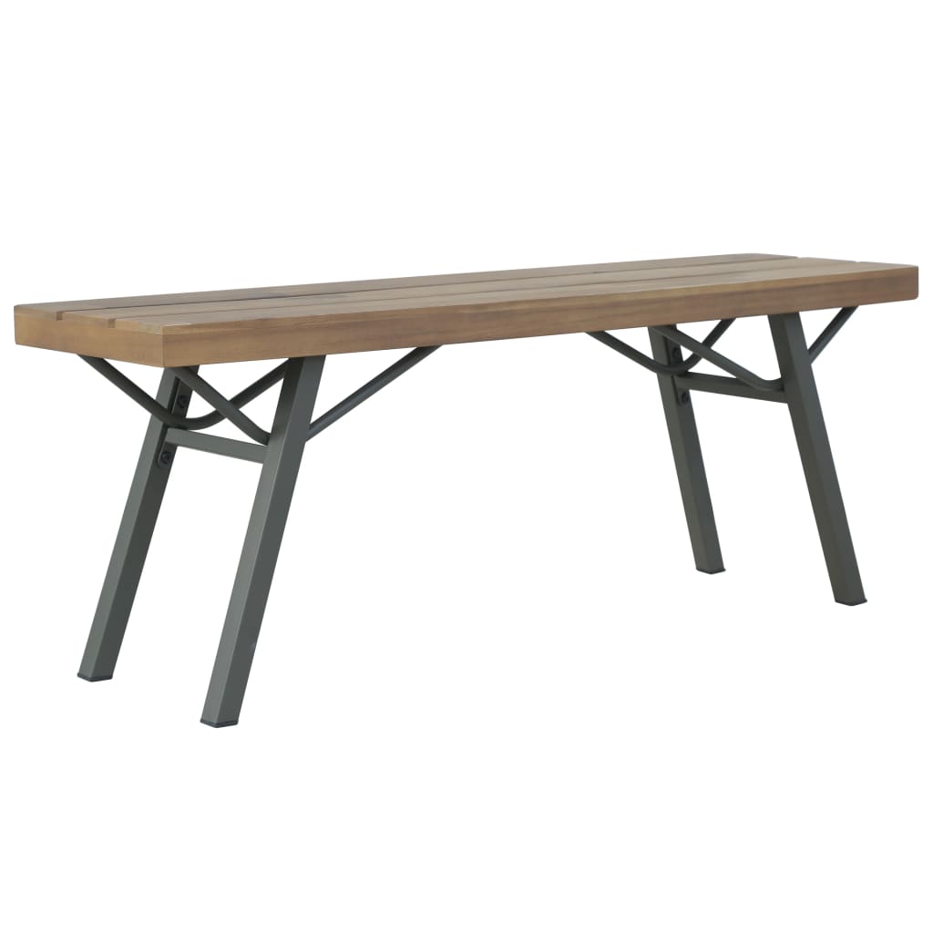 vidaXL Ławka ogrodowa, 120 cm, lite drewno akacjowe