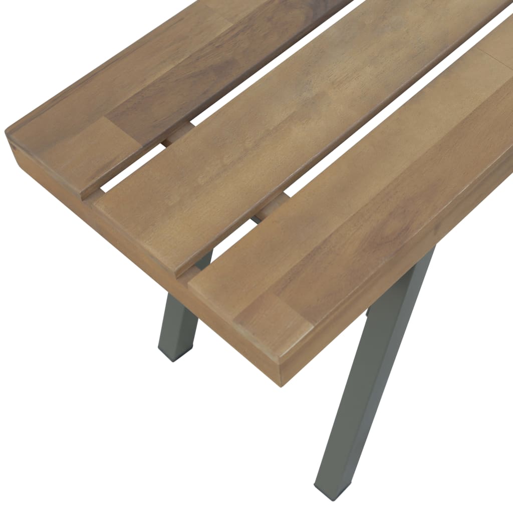 vidaXL Ławka ogrodowa, 120 cm, lite drewno akacjowe