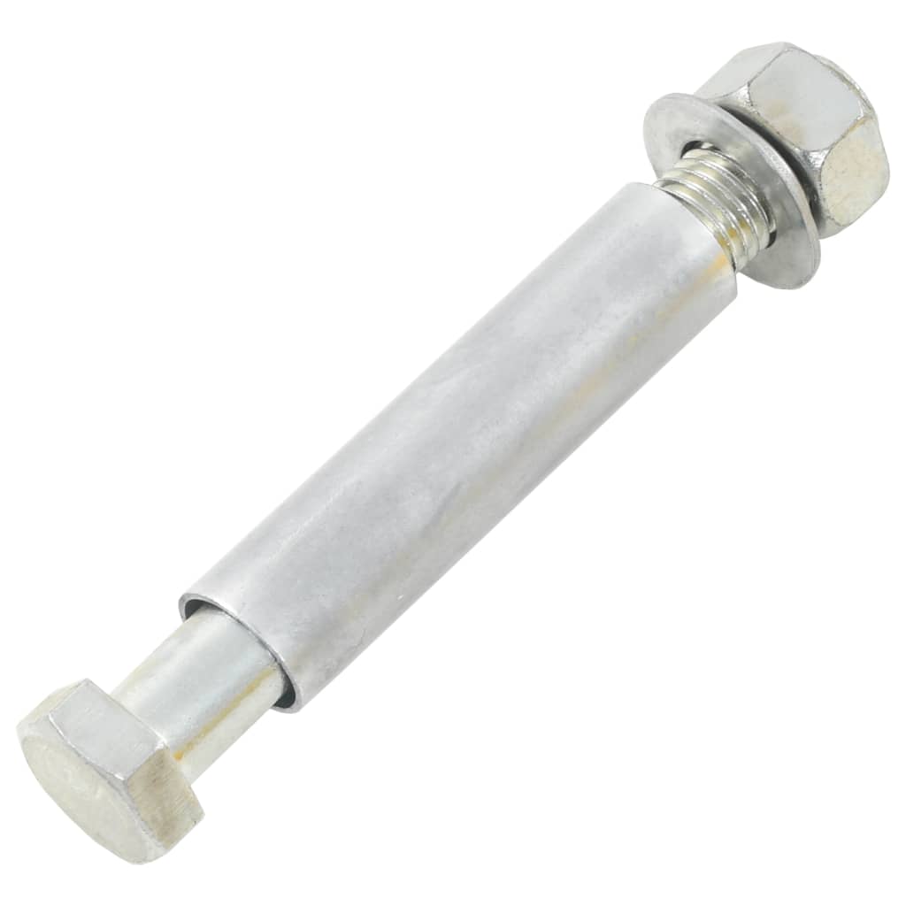 vidaXL Koło do taczki z osią, pełne, poliuretan, 4.00-8, 390 mm