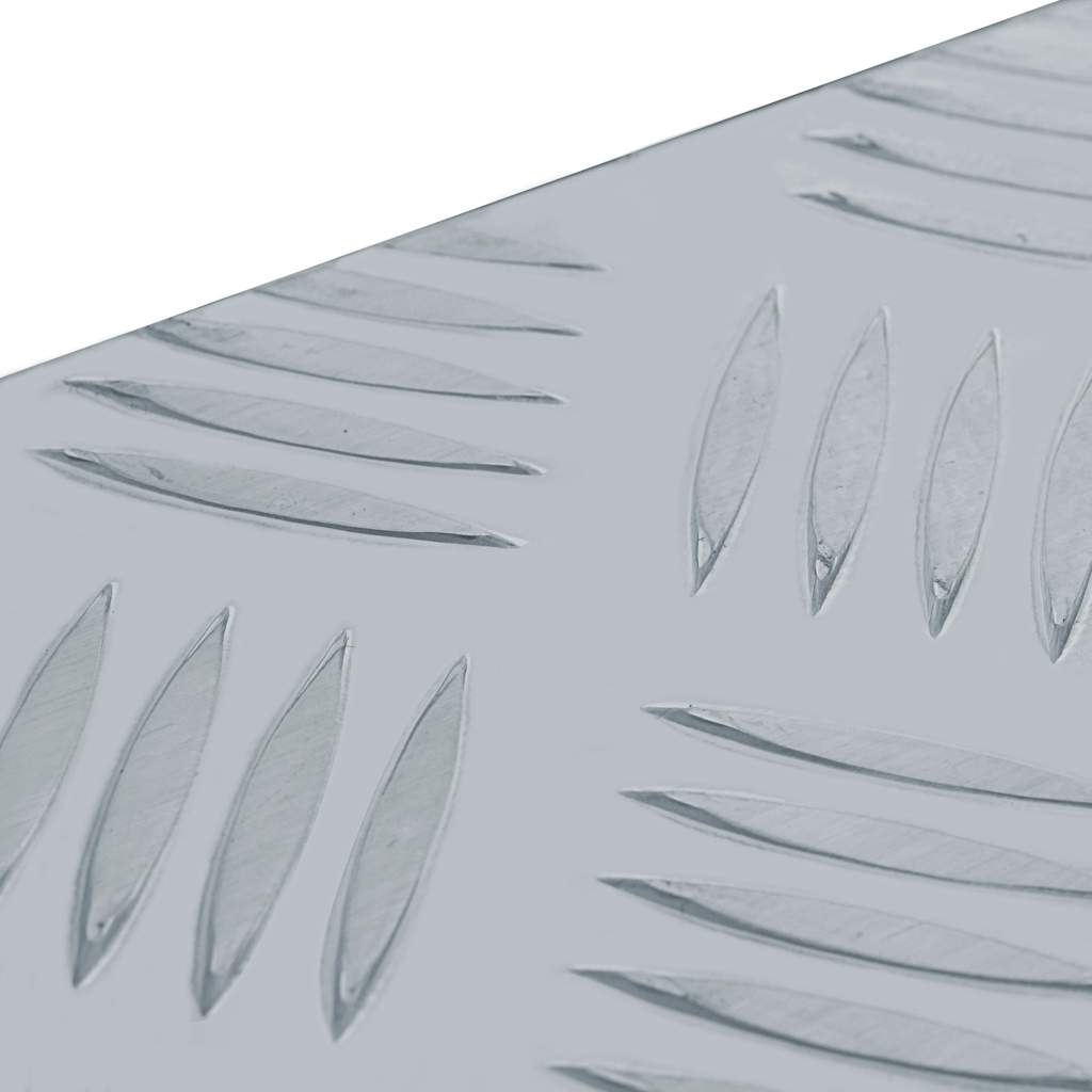 vidaXL Aluminiowa skrzynia, 48,5 x 14 x 20 cm, srebrna