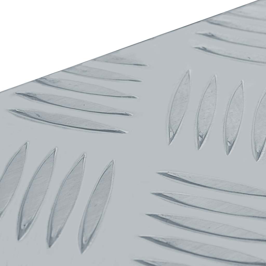vidaXL Aluminiowa skrzynia, 61,5 x 26,5 x 30 cm, srebrna