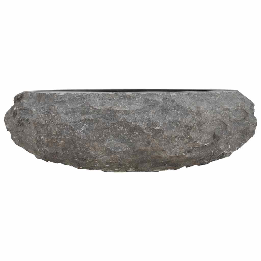 vidaXL Umywalka, 40 x 12 cm, marmurowa, czarna