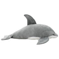 vidaXL Pluszowy delfin przytulanka, szary