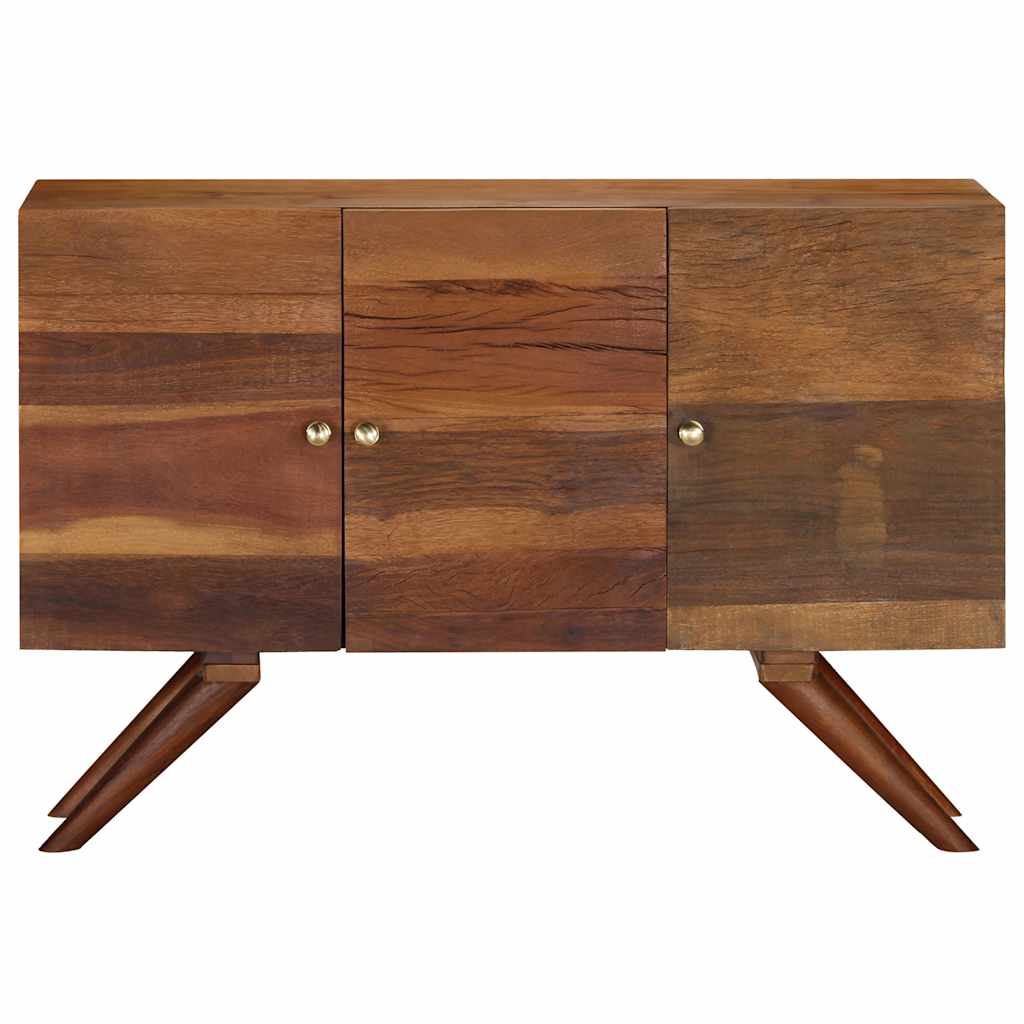 vidaXL Szafka z litego drewna odzyskanego, brązowa, 110 x 30 x 75 cm