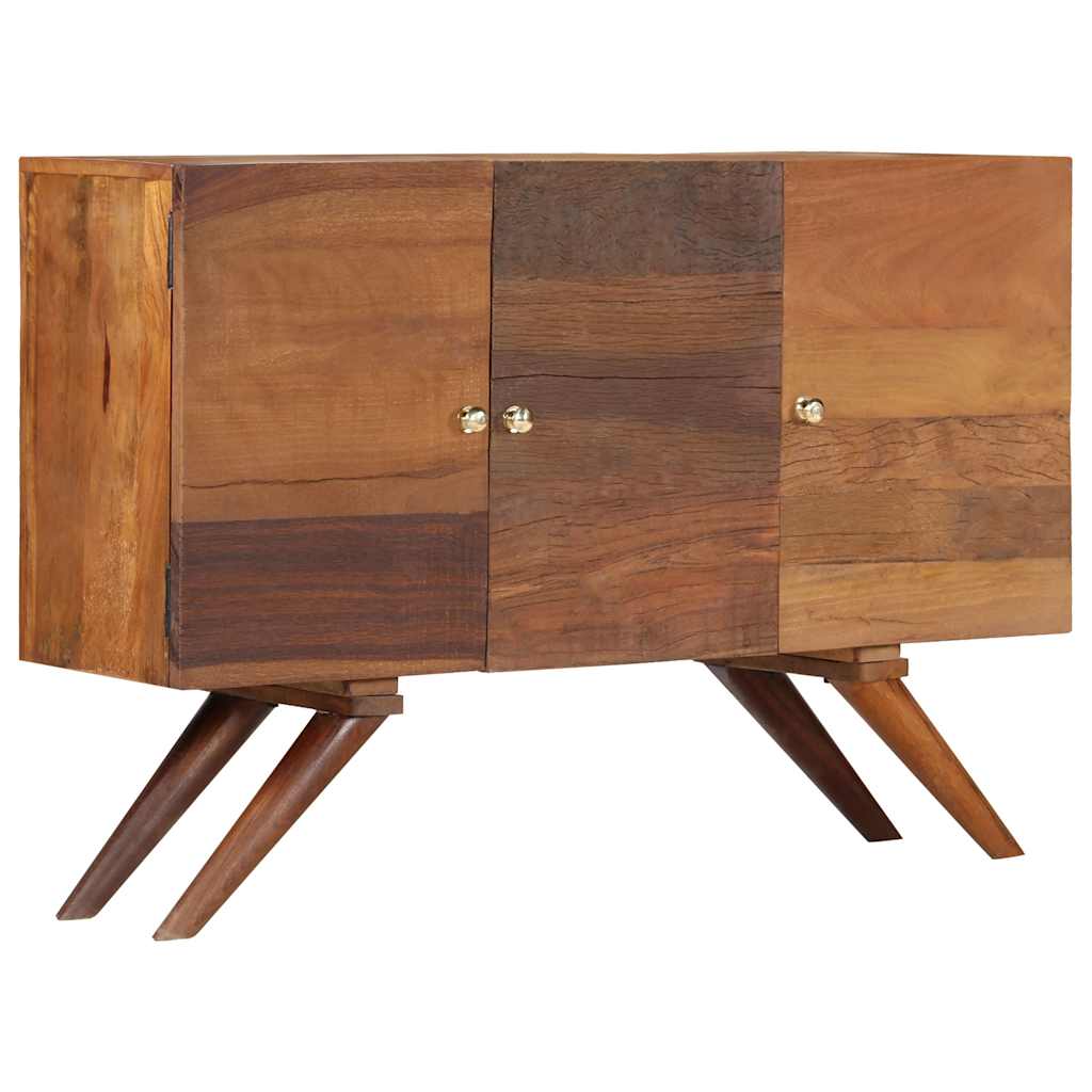 vidaXL Szafka z litego drewna odzyskanego, brązowa, 110 x 30 x 75 cm