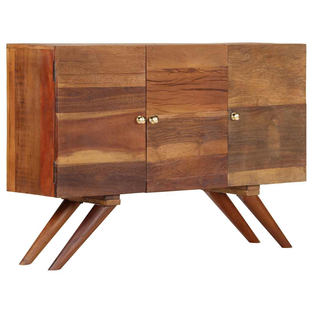 vidaXL Szafka z litego drewna odzyskanego, brązowa, 110 x 30 x 75 cm
