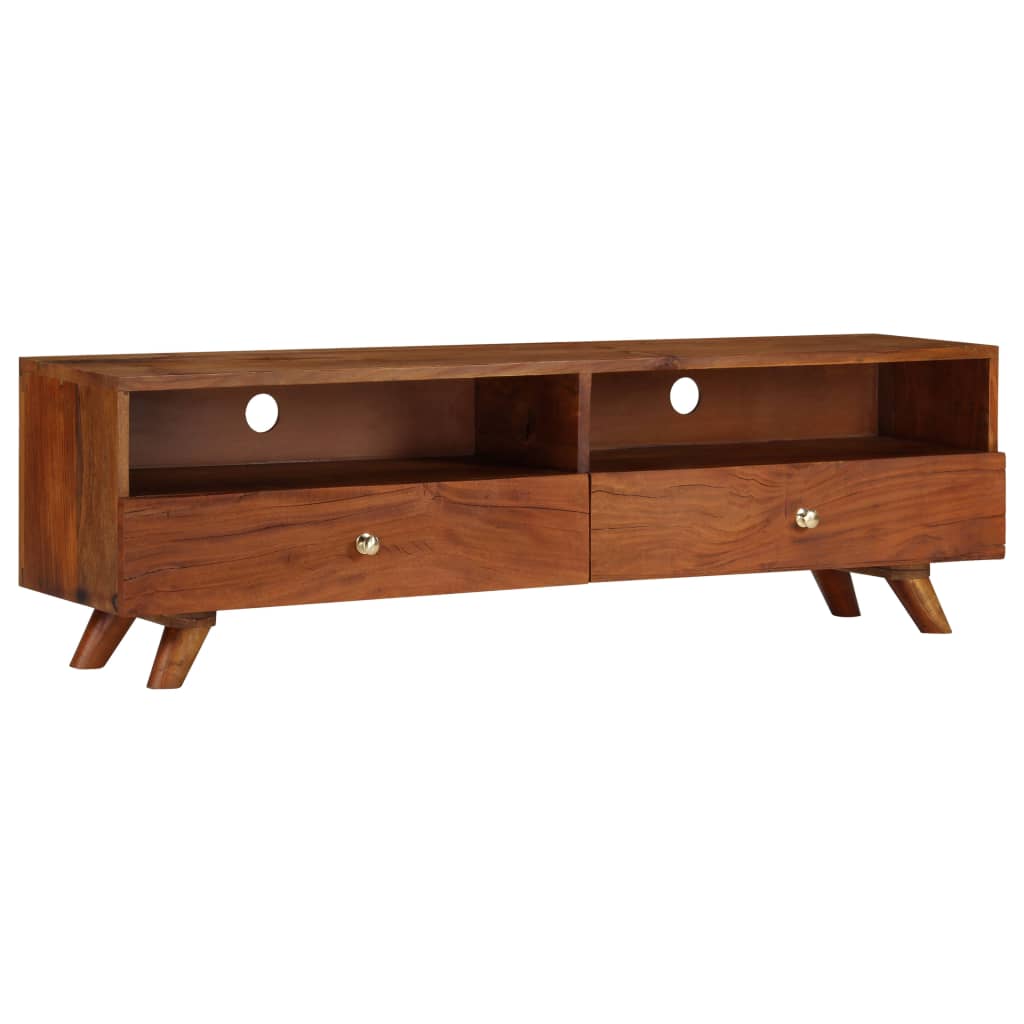vidaXL Szafka pod telewizor, lite drewno z odzysku, 140 x 30 x 40 cm