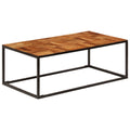 vidaXL Stolik kawowy z drewna akacjowego i stali, 110x60x40 cm