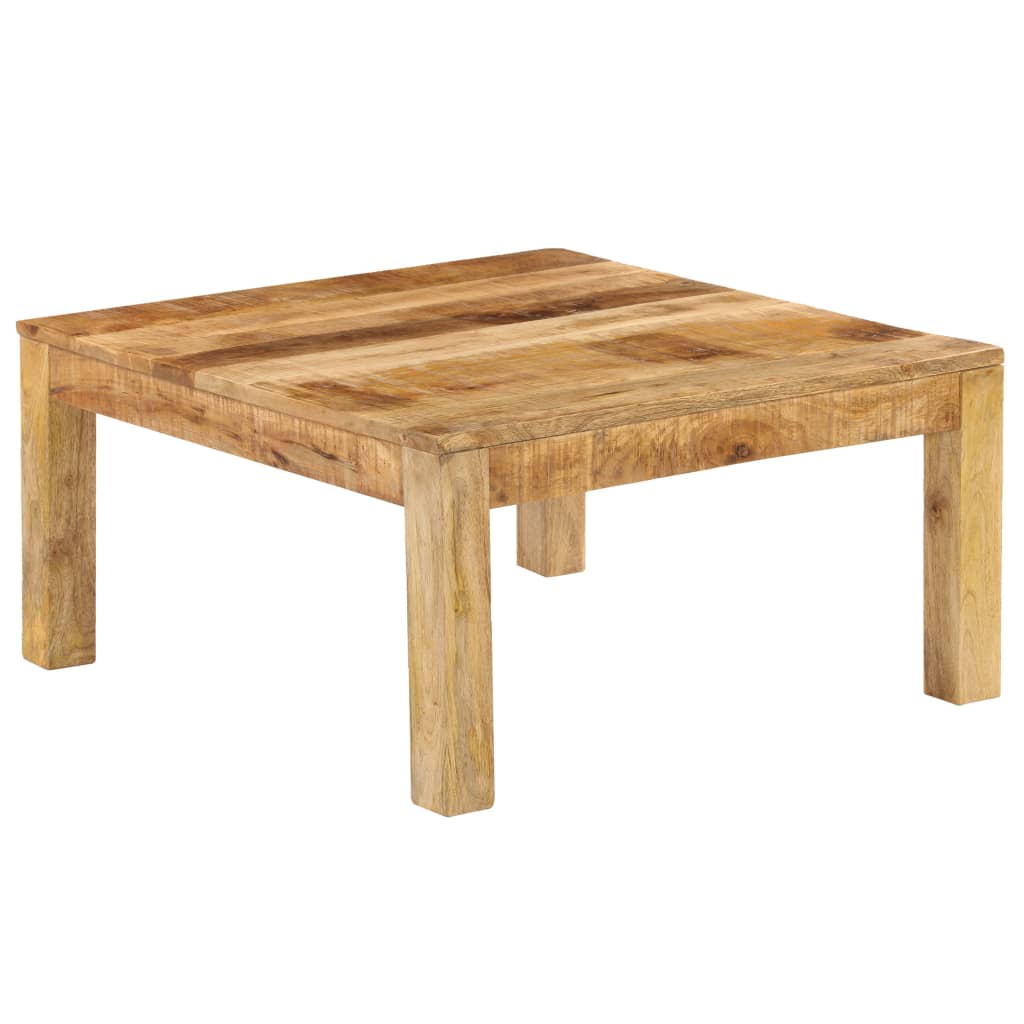 vidaXL Stolik kawowy z litego drewna mango, 80 x 80 x 40 cm