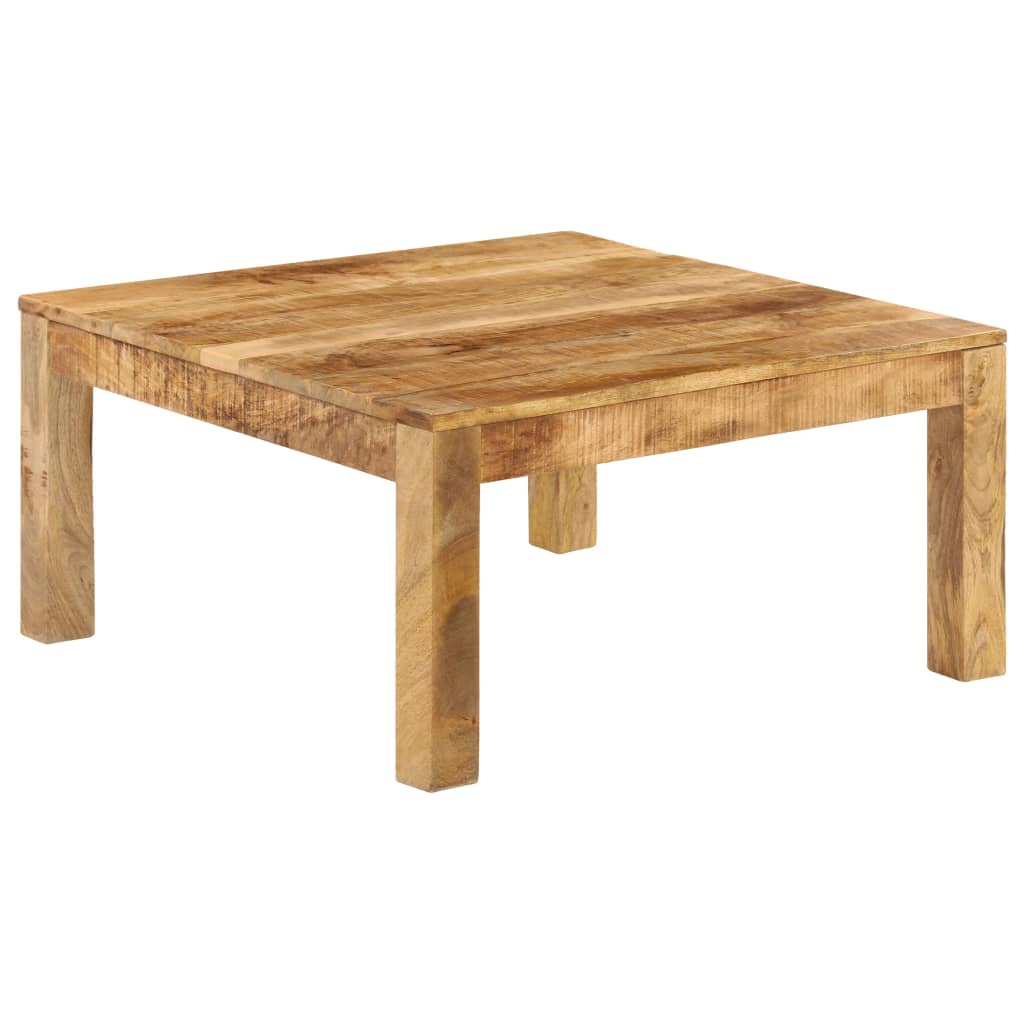 vidaXL Stolik kawowy z litego drewna mango, 80 x 80 x 40 cm