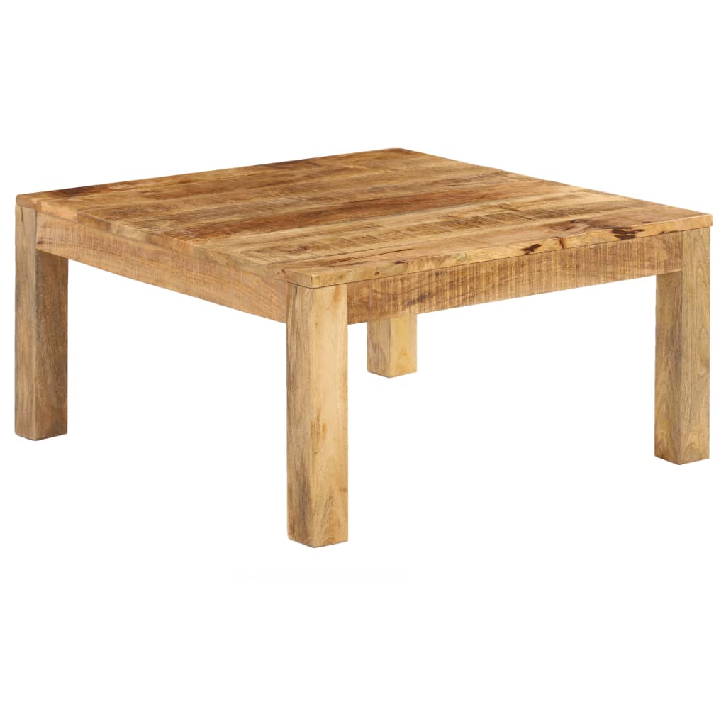 vidaXL Stolik kawowy z litego drewna mango, 80 x 80 x 40 cm