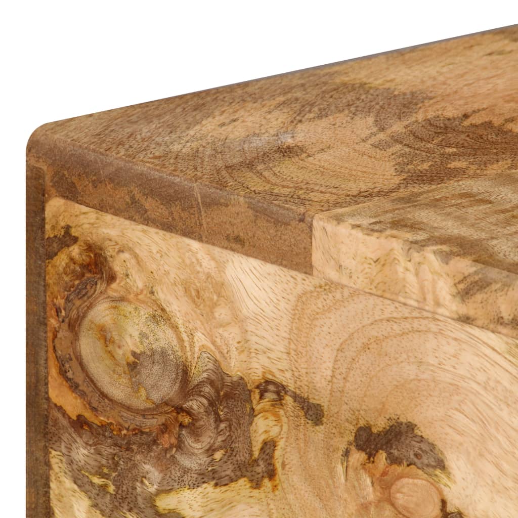 vidaXL Biurko z szufladami, lite drewno mango, 110 x 50 x 76 cm