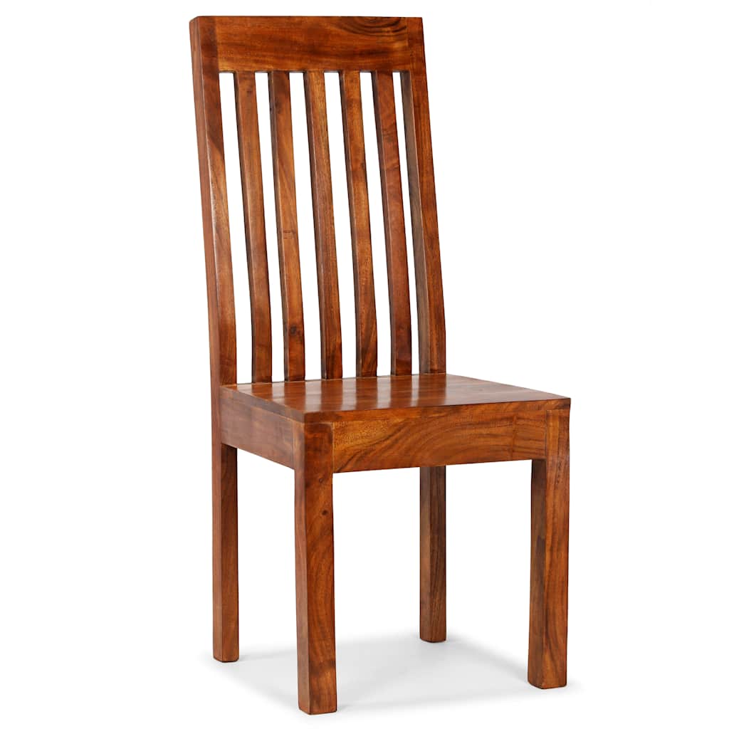 vidaXL Krzesła stołowe, 6 szt., lite drewno, nowoczesne