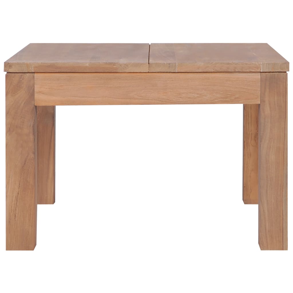 vidaXL Stolik kawowy z litego drewna tekowego, naturalny, 60x60x40 cm