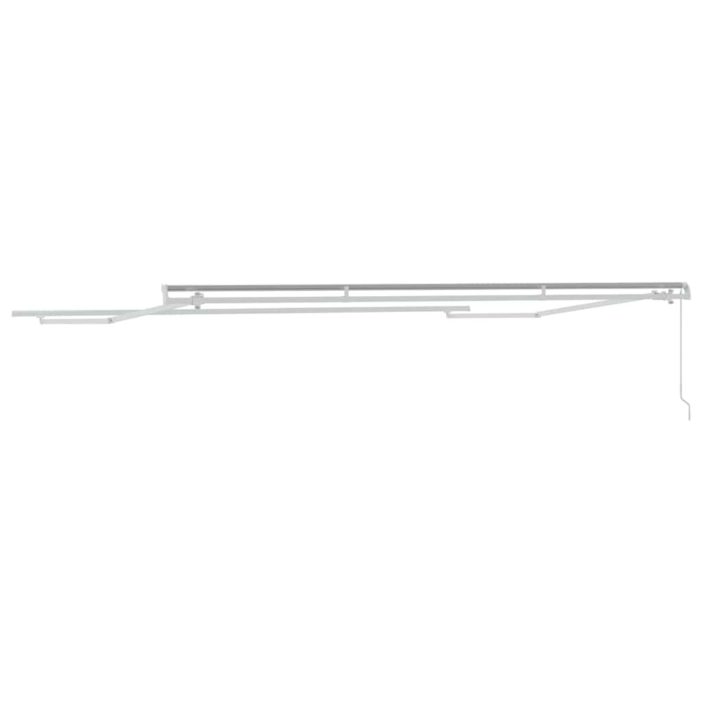 vidaXL Rama markizy Biały 400 × 300 cm Aluminium