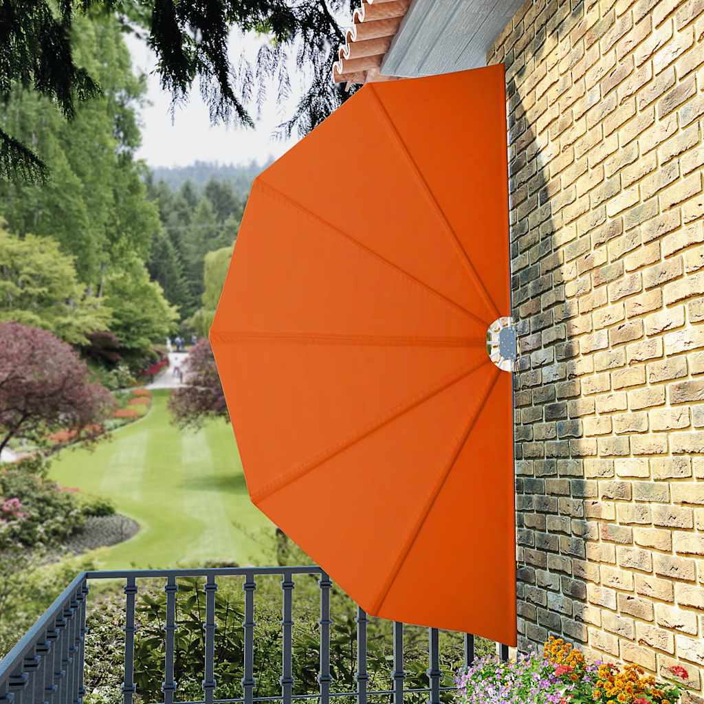 vidaXL Składany parawan tarasowy, terakota, 160 cm