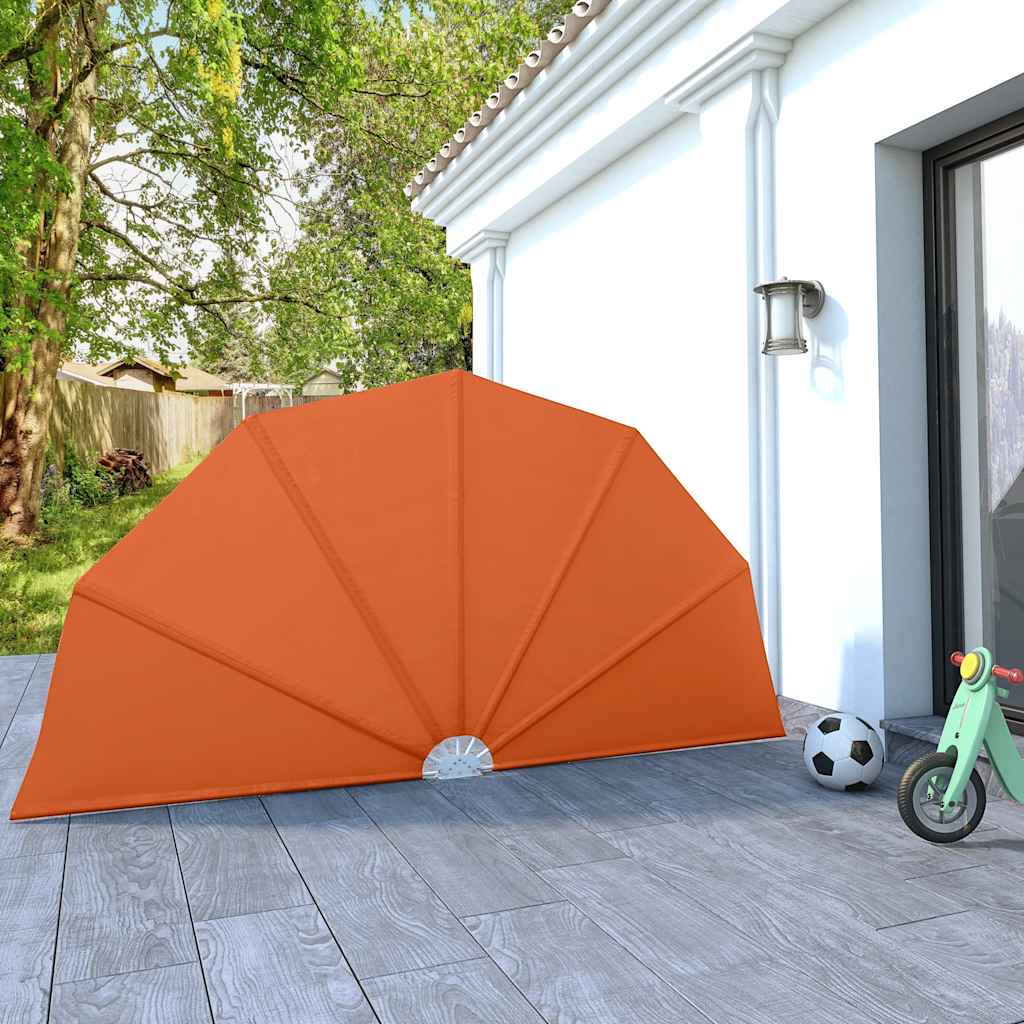 vidaXL Składany parawan tarasowy, terakota, 160 cm
