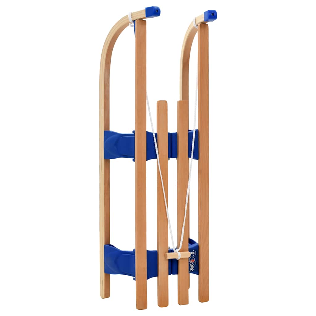 vidaXL Składane sanki drewniane, 110 cm