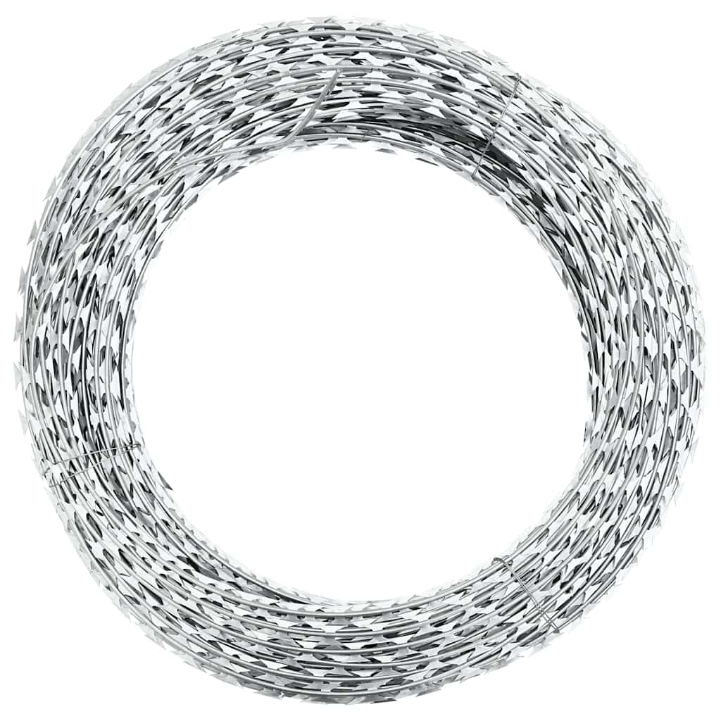 vidaXL Drut Concertina, galwanizowana stal, 300 m
