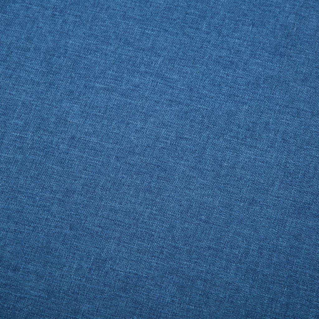 vidaXL 3-osobowa sofa tapicerowana tkaniną, 172x70x82 cm, niebieska