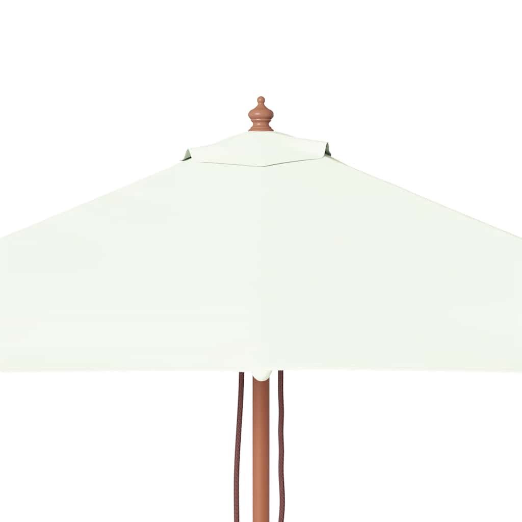 vidaXL Parasol ogrodowy na drewnianym słupku, 150 x 200 cm, piaskowy