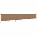 vidaXL Parawan 6-skrzydłowy z tkaniny, 800 x 80 cm, taupe