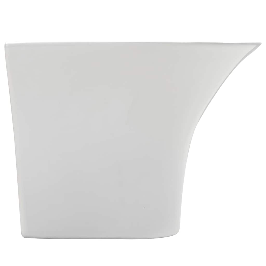 vidaXL Umywalka Biały 47 x 45 x 37 cm Glazurowana ceramika
