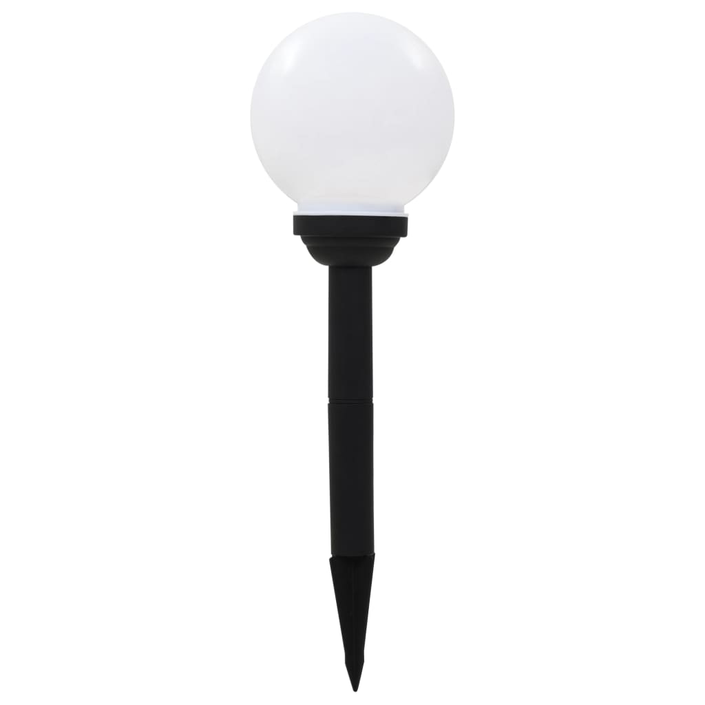 vidaXL Kuliste lampy solarne do ogrodu, 4 szt., LED, 15 cm, RGB