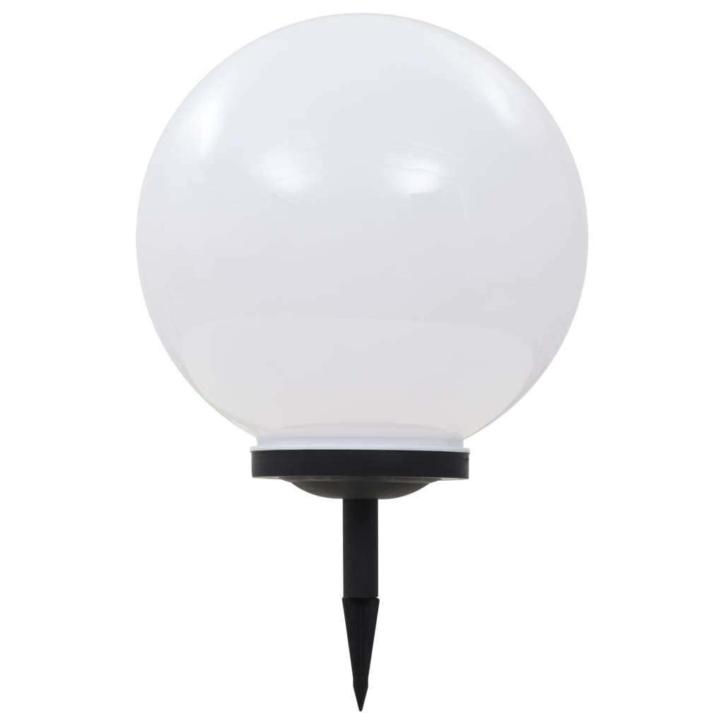 vidaXL Kulista lampa solarna na zewnątrz, LED, 40 cm, RGB