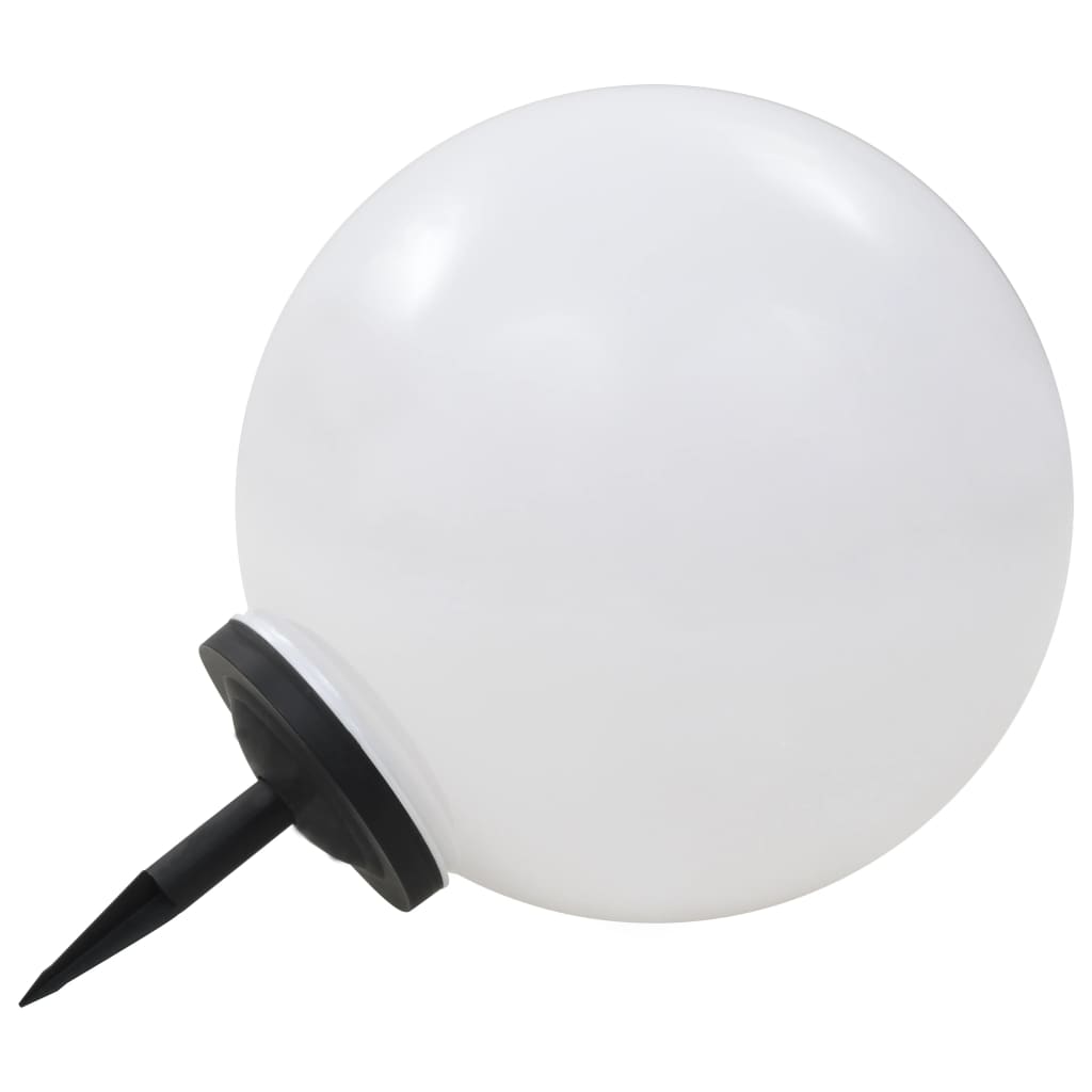 vidaXL Kulista lampa solarna na zewnątrz, LED, 50 cm, RGB