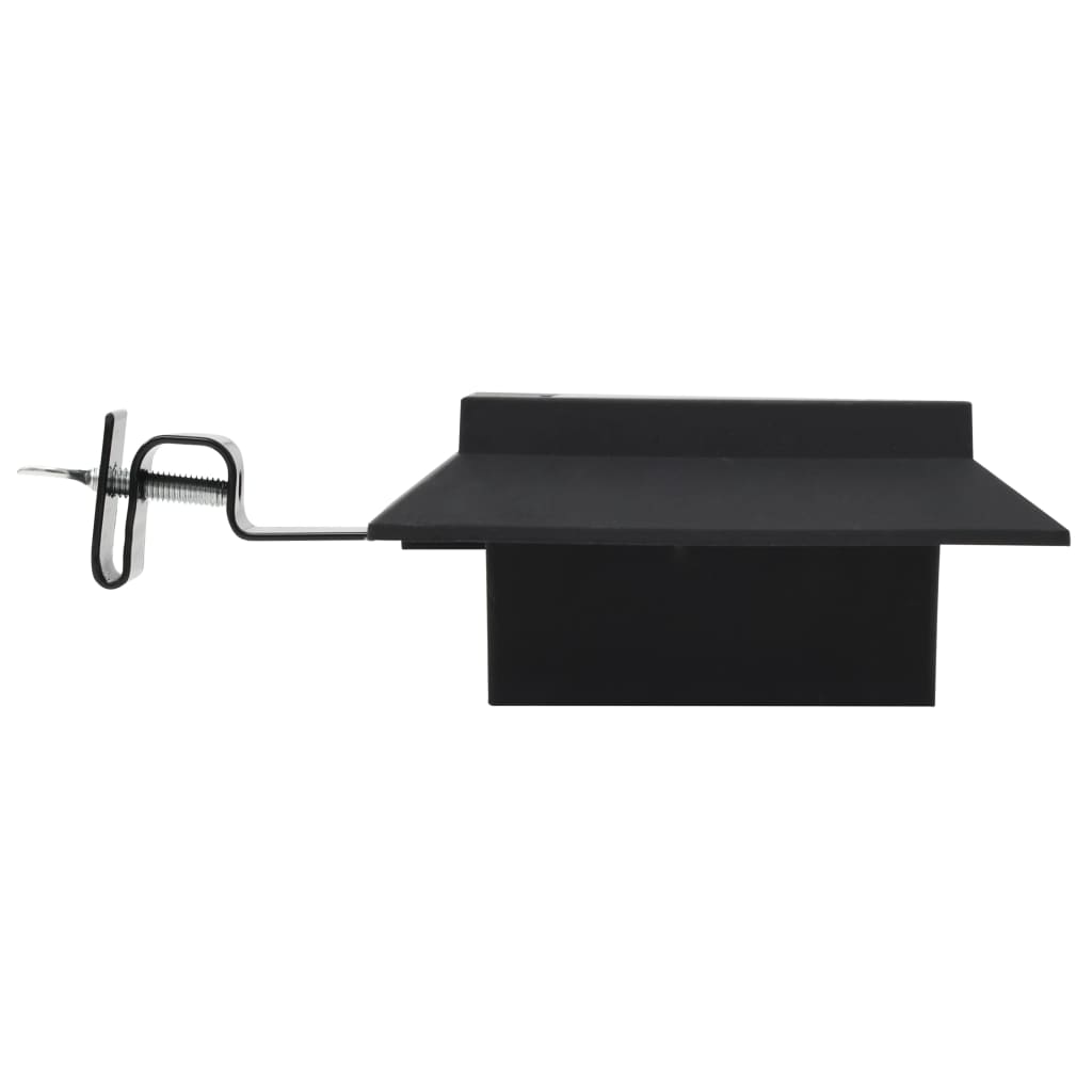 vidaXL Kwadratowe lampy solarne na zewnątrz, 6 szt, LED, 12 cm, czarne