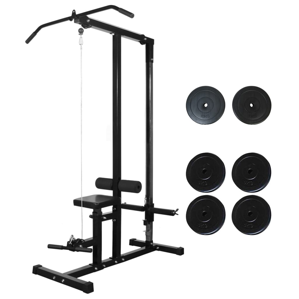 vidaXL Wyciąg do ćwiczeń z obciążnikami, 40 kg