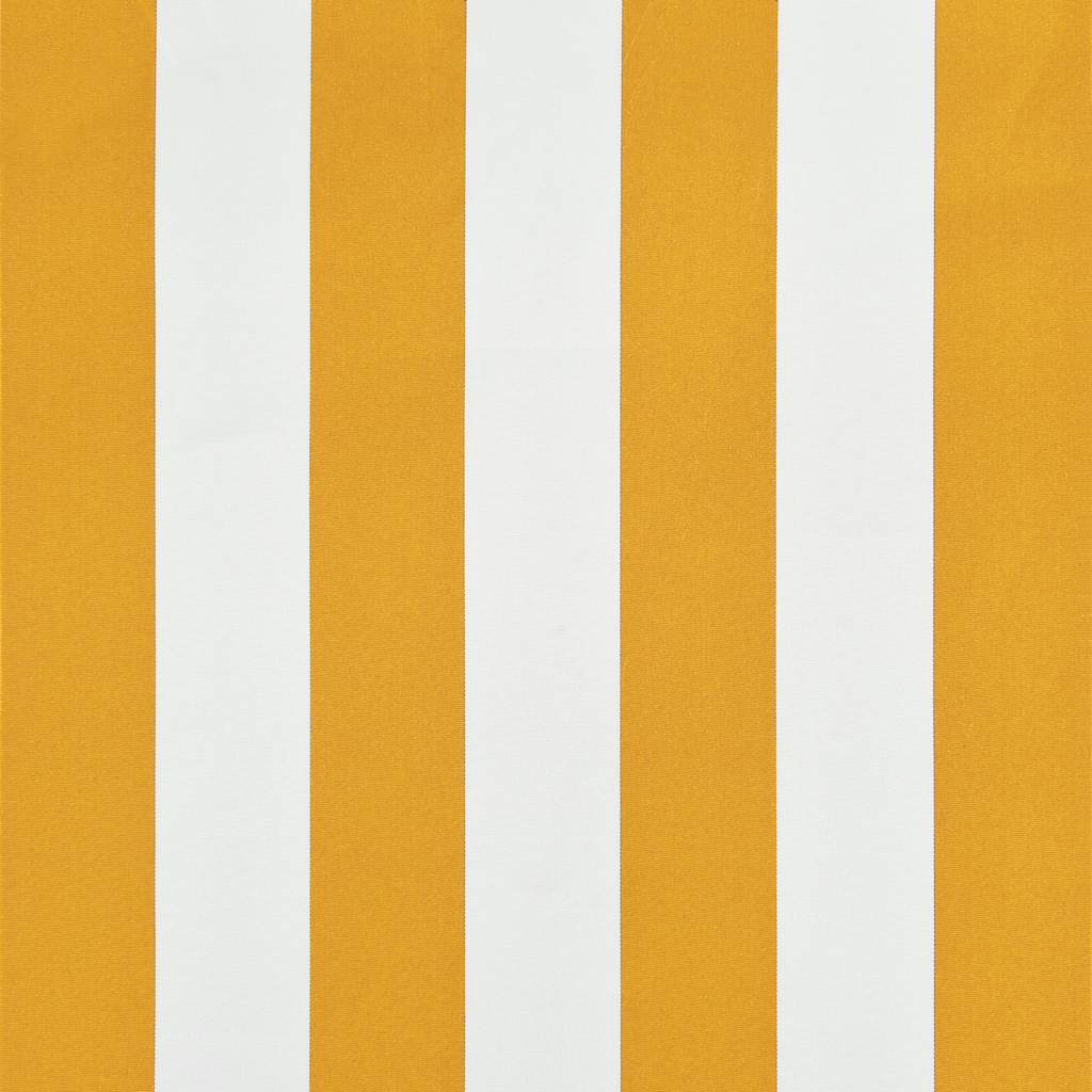 vidaXL Markiza zwijana, 200 x 150 cm, żółto-biała